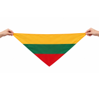 Trispalvė Lietuvos sirgaliaus skarelė Trispalvė Lietuvos sirgaliaus skarelė